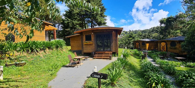 Cabana 7 - com hidromassagem e lareira ecológica