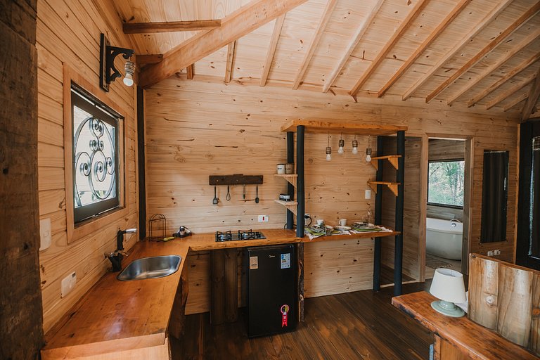 Cabana 7 - com hidromassagem e lareira ecológica