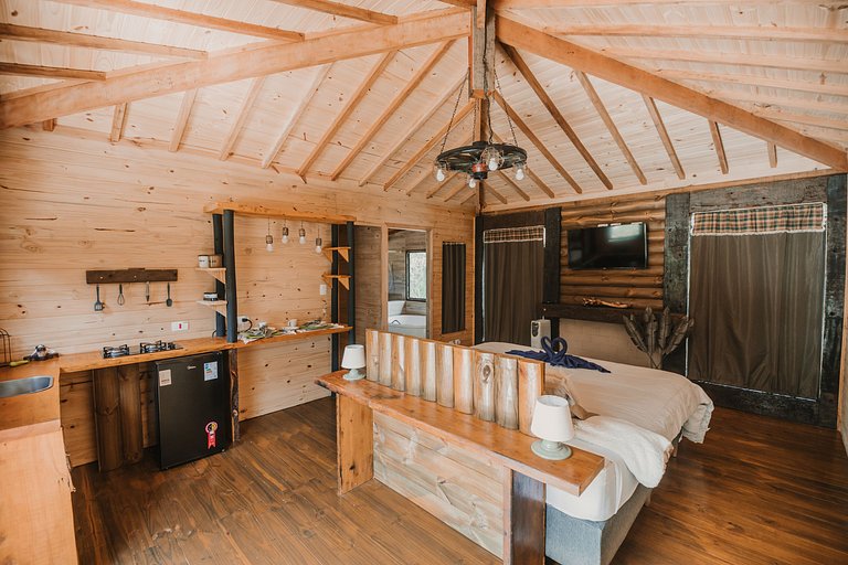 Cabana 7 - com hidromassagem e lareira ecológica