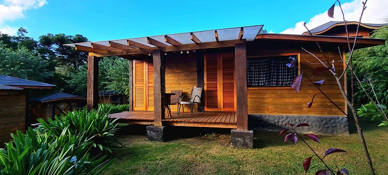 Cabana dos Alpes - ( hidro e lareira ecológica )