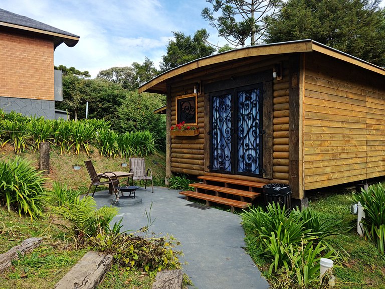 Cabana dos Alpes - ( hidro e lareira ecológica )