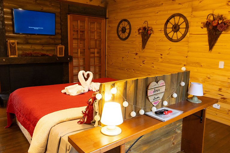 Cabana dos Alpes - ( hidro e lareira ecológica )