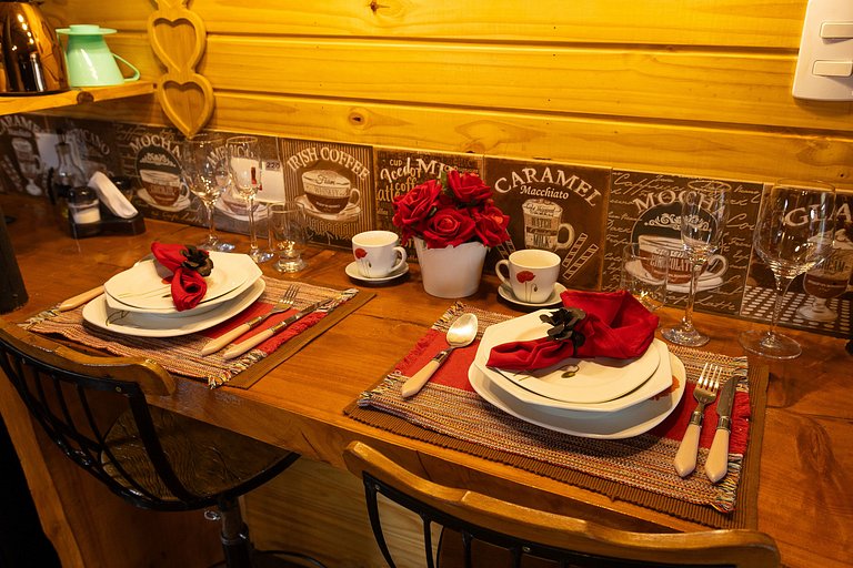 Cabana dos Alpes - ( hidro e lareira ecológica )