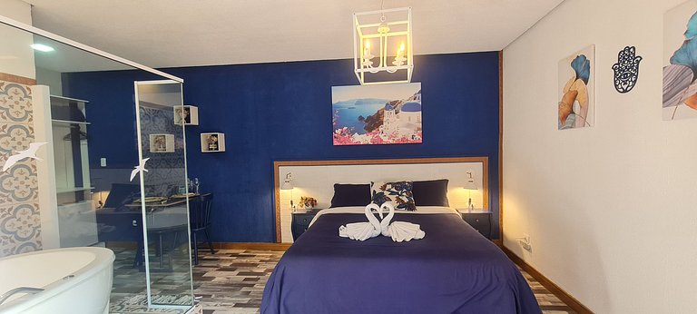 Suíte Grega com banheira de hidromassagem